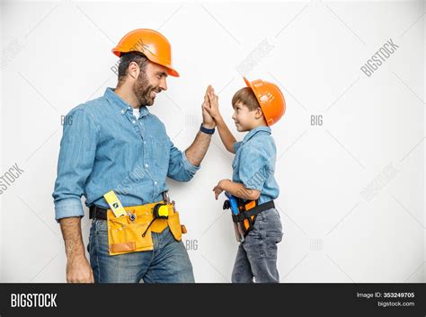 Father Son Building Image Photo Free Trial Bigstock