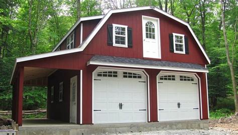 2 Story Gambrel Roof Shed