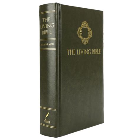 Tlb The Living Bible Large Print Hardcover Green Mardel