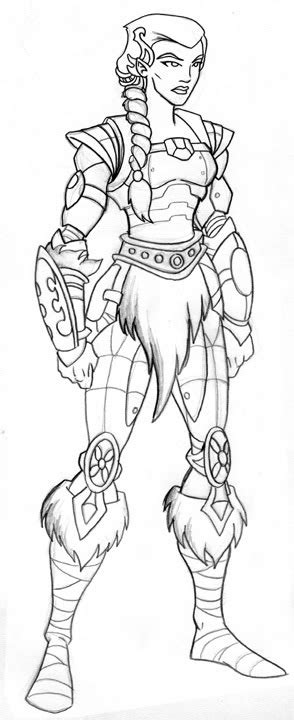 Woman Warrior Coloring Pages Coloring Pages