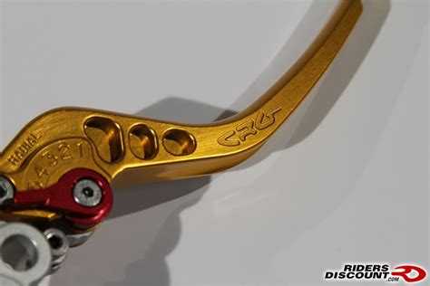 The miniature clicker lever controls a roller cam assembly, giving riders the ability to manipulate lever position while riding. CRG Roll-A-Click Adjustable Brake & Clutch Levers ...