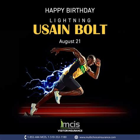 Happy Birthday Usain Bolt The Greatest Sprinter World Has Ever Known