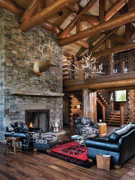 Top 70 Best Stone Fireplace Design Ideas Rustic Rock Interiors