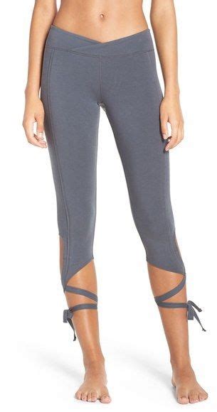Free People Turnout Tie Up Leggings Yoga Workout Clothes Yoga
