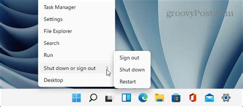 How To Shut Down Or Restart Windows 11 Groovypost