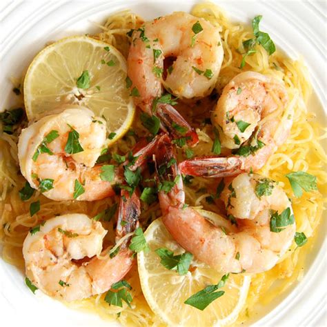 It's easy to prepare and can be incorporated into breakfast 35 spaghetti squash recipes to try this fall. Spaghetti Squash Shrimp Scampi (Grain-Free & Low Carb)
