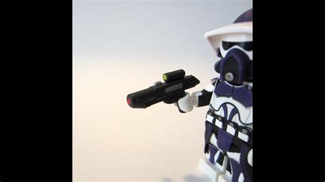 How To Make A Custom Lego Star Wars E 11 Blaster Rifle Tutorial