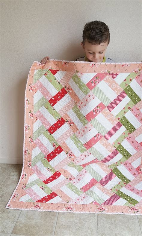 Woodberry Way Easy Strip Quilt Pattern Revisited And A Blog Birthday