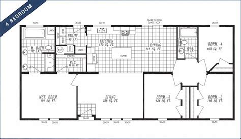 4 bedrooms 2.5 bathrooms in the city of marlette. Marlette Special 2860 4 Bedroom Manufactured Home For Sale ...
