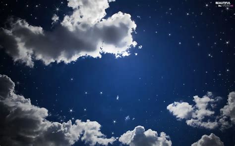 Star Clouds Sky Beautiful Views Wallpapers 1680x1050