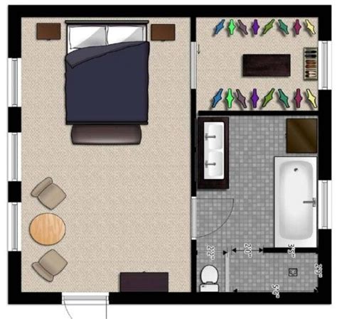 Plan the bed, dressing area, and bathroom space. 25 best Master bedroom floor plans (with ensuite) images ...