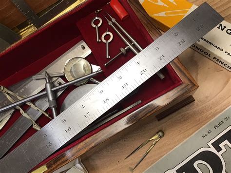 Vintage Lufkin 24 Shrink Rule Scale Hand Tool No 83y Patternmaker