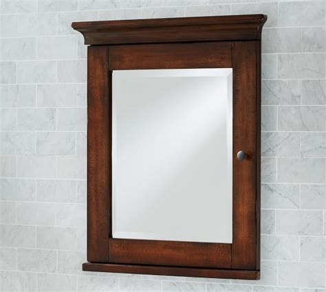 Pottery barn doesn't allow for reviews, and i wonder how many have this problem. Mason Recessed Medicine Cabinet - Rustic Mahogany finish ...