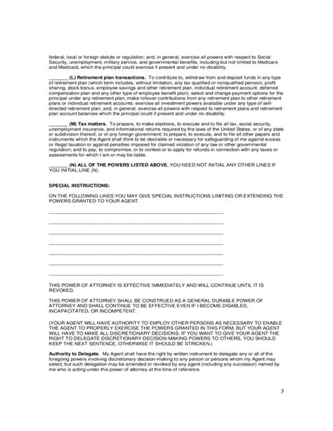 California General Durable Power Of Attorney Form