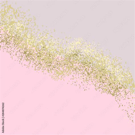 Vecteur Stock Elegant Luxury Nude Rose Pink Blush And Gold Glitter Brush Stroke Background Chic