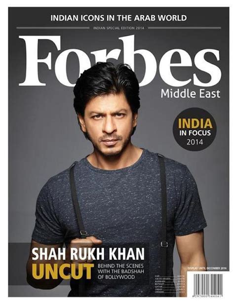 Shahrukh Khan On Forbes Middle East Cover