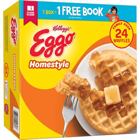 Eggo Frozen Waffles Homestyle 296 Oz Frozen Frozen Foods