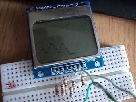 Arduino Oscilloscope (Oscillograph) w/ Nokia 5110 Display - YouTube