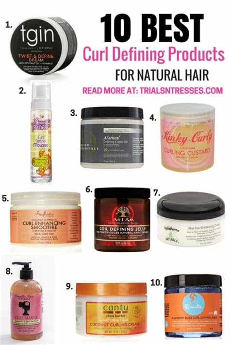 This naturally curly short black haircut is a unique mix of black and dark tresses. 10 Best Curl Defining Products For Natural Hair - Trials N ...