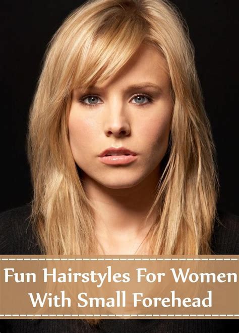 7 Fun Hairstyles For Women With Small Forehead Square