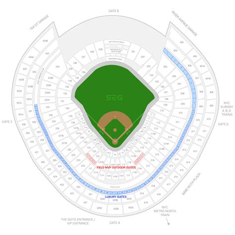 Yankee Stadium Seating Map Cabinets Matttroy