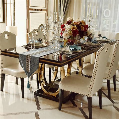 Luxury Design Modern Dining Room Furnitures Table And Chairdining Room