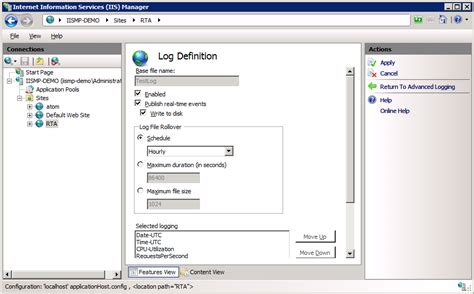 Advanced Logging The Official Microsoft IIS Site
