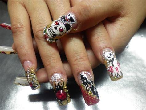 Elegirás el más adecuado para ti. UÑAS ACRILICAS: DISEÑOS DE HALLOWEEN