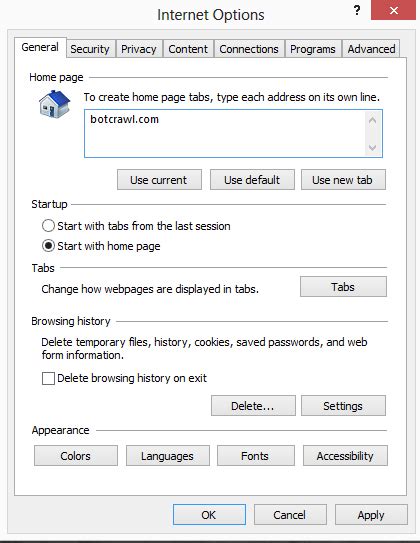How To Change Your Microsoft Internet Explorer Homepage