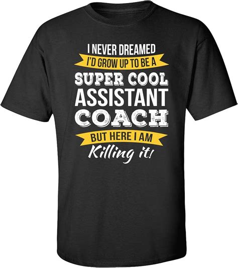 assistant coach t shirt appreciation ts clothing