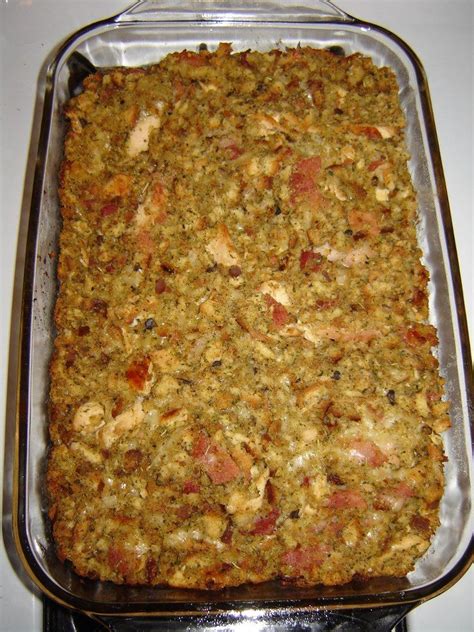 Campbell's chunky classic chicken noodle soup tv spot, 'soup that eats like a meal'. Monday Recipe: Chicken Cordon Bleu Stuffing Casserole ...