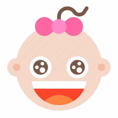 Baby Child Emoji Emoticon Emotion Girl Icon Download On Iconfinder