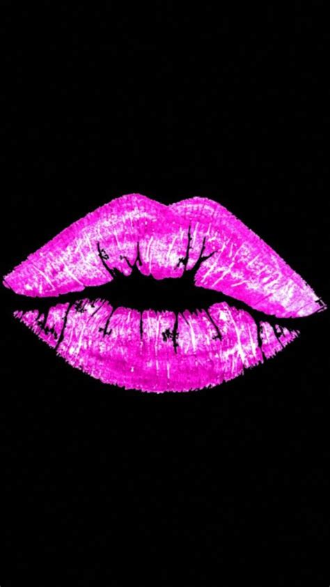 Lips kiss #Pinklips | Lip wallpaper, Hot pink lips, Pink lips
