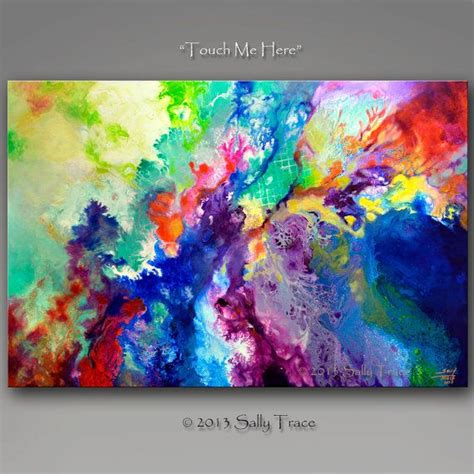 Fluid Painting Print Giclée Print On Stretched Canvas From My Original