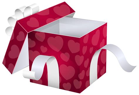 Gift Card Box Clip Art Opened Gift Box Png Transparent Png Full My