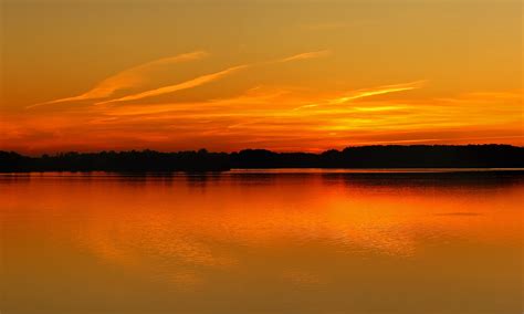 Free Images Sea Water Horizon Cloud Sunrise Sunset Lake Dawn