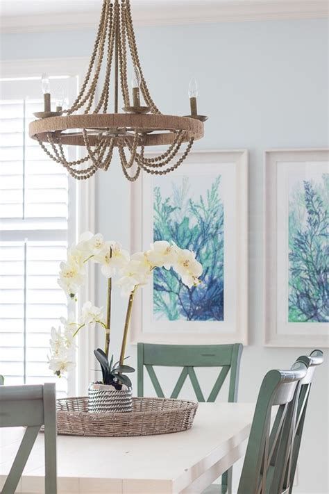 Designed with small spaces in mind, this elegant pub. Coastal Dining Room Lighting Ideas: Inspiration and ...