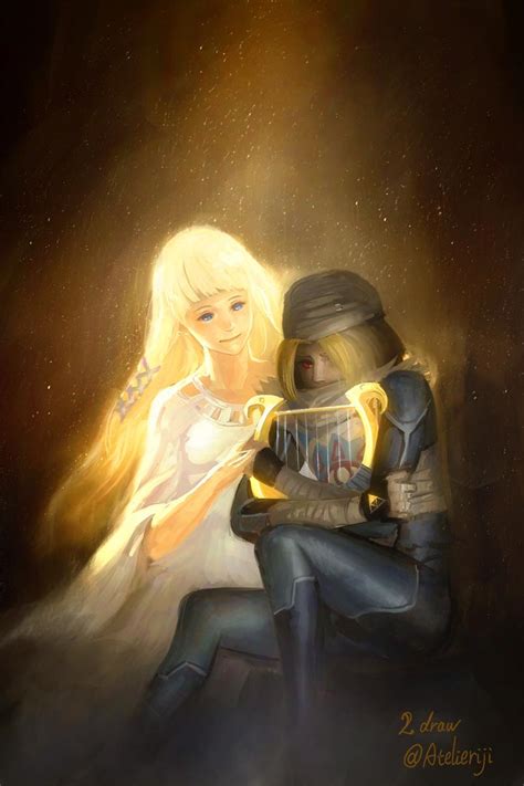 Princess Zelda And Sheik The Legend Of Zelda And More Drawn By Ag