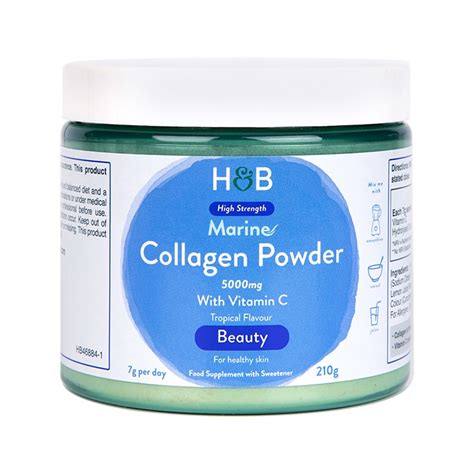 Marine Collagen Tropical Powder 500mg Holland Barrett