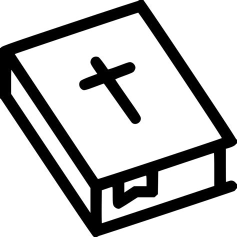Open Bible With A Cross Open Bible With Cross Clip Art Png Image