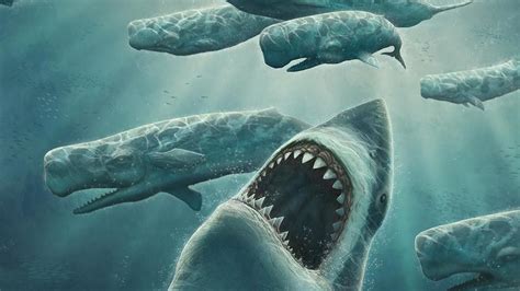 Scary Megalodon Wallpapers Wallpaper Cave