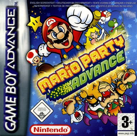 Mario Party Advance 2005 Box Cover Art Mobygames