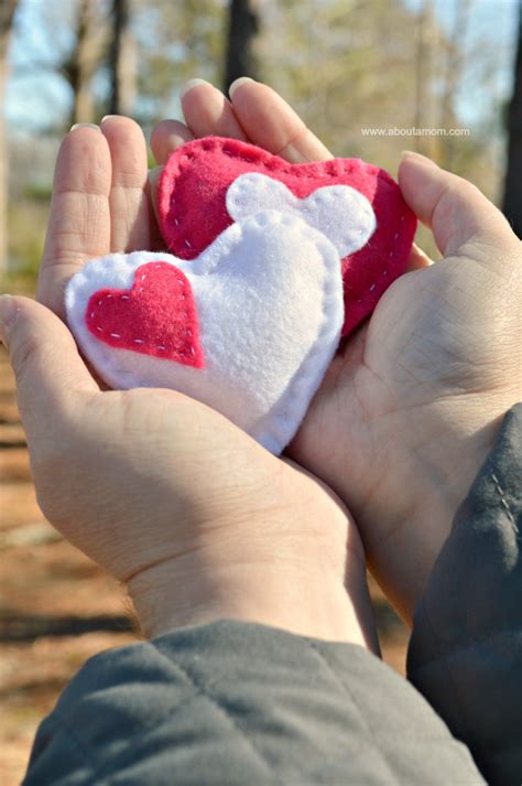 Valentine Craft Diy Heart Hand Warmers About A Mom