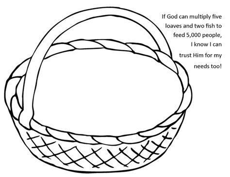 Printable Loaves And Fishes Craft Activity - Printable Word Searches
