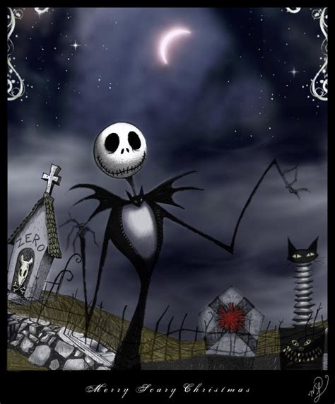 Merry Scary Christmas Nightmare Before Christmas Fan Art 1096218