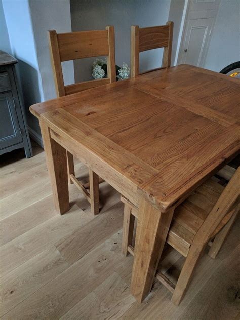Solid Oak Extending Dining Room Table From Barker And Stonehouse