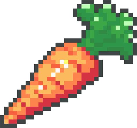 Carrot Three Wonders Pixel Art Templates Pixel Art Grid Funny Cross