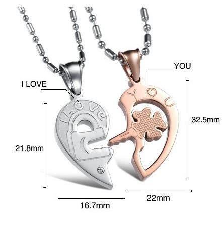 Una cadena similar a la anterior, pero esta es para los amigos que tienen pareja. Padrisimos Collares Para Parejas Novios Novia Corazon Amor ...