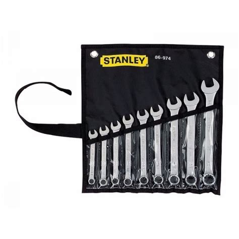 Wrench Set Stanley Combination 9pc 8 17mm 86 974