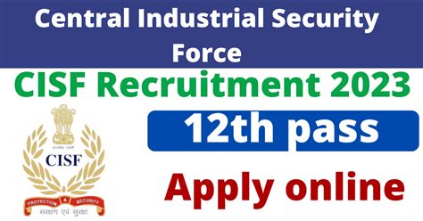 Cisf Jobs Notification Apply Online For Head Constable Vacancies